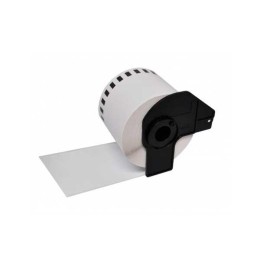 Etiquetas genéricas para BROTHER DK22212 Negro / Blanco