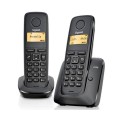 Telefono Inalámbrico Duo Dect Digital Gigaset A170 / Negro / L36852-h2802-d201