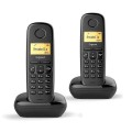 Telefono Inalámbrico Duo Dect Digital Gigaset A170 / Negro / L36852-h2802-d201