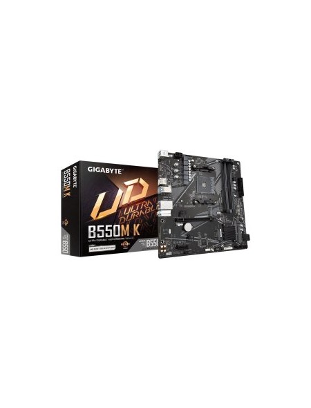 ÷ Pb gigabyte b550m k m-atx skt am4 4xddr4 3200mhz hdmi displayport lan m.2